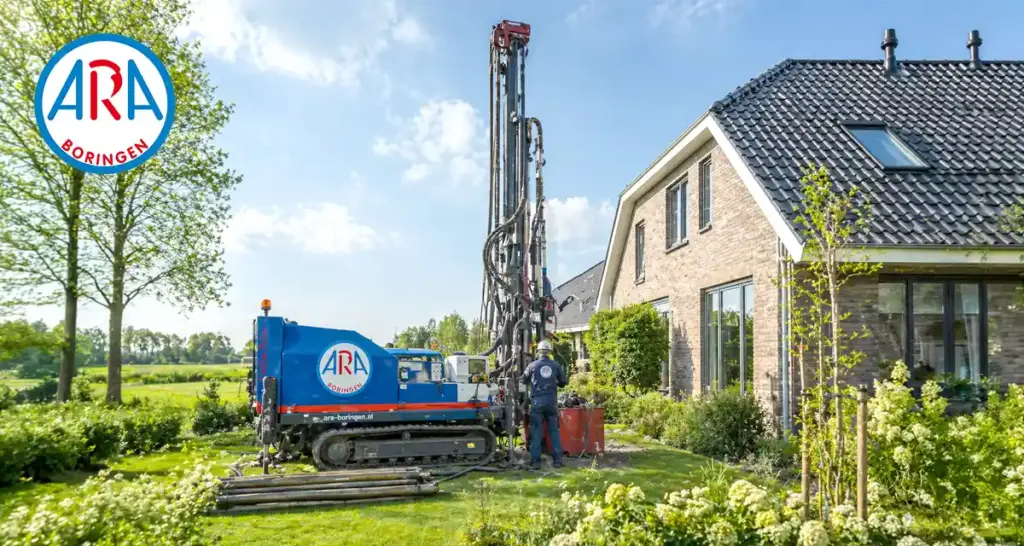 ARA Boringen verzorgt boringen voor aardwarmte en grondgebonden warmtepompen: van bronontwerp tot installatie en afstelling.