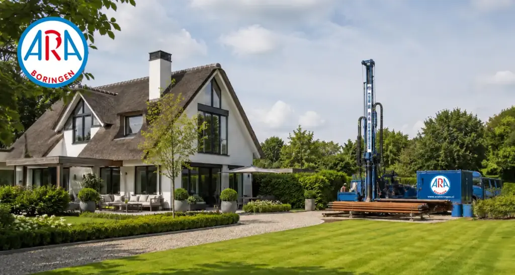 Aardwarmte voor uw vrijstaande woning? Ontdek voordelen, comfort, koeling, boringen en advies van ARA Boringen.