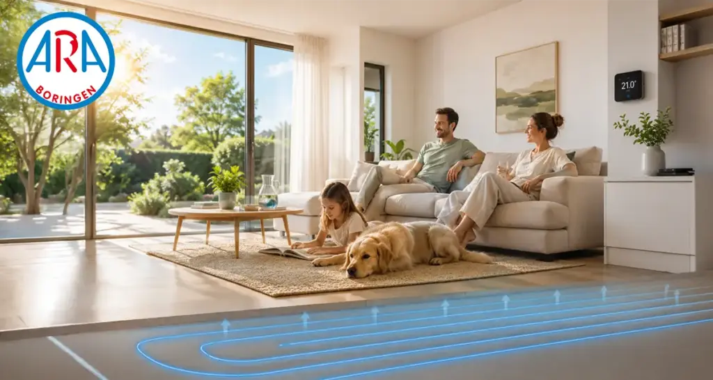 Ontdek hoe passieve koeling met een aardwarmtepomp of bodemwarmtepomp werkt en hoe u energiezuinig meer comfort krijgt in de zomer.
